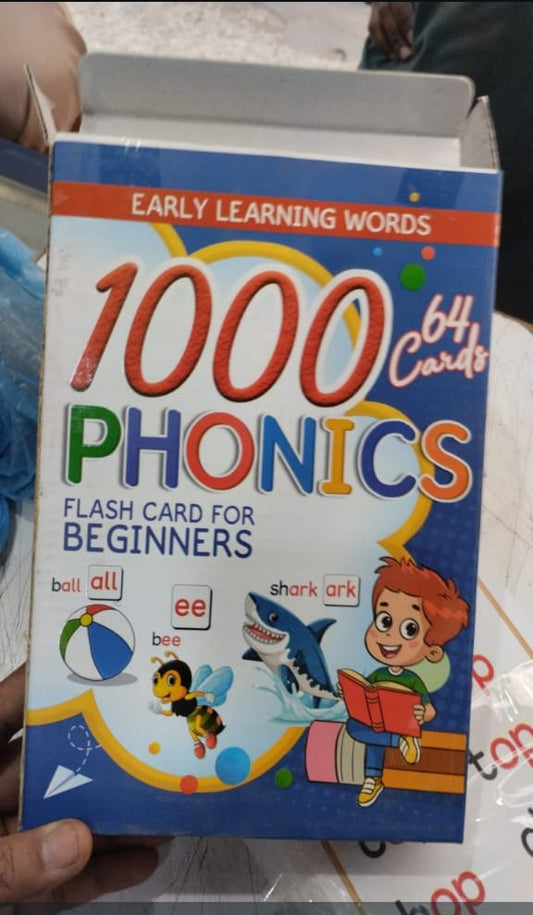 1000 Phonics Flash Cards- Phonics