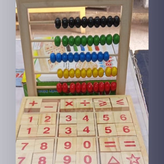 Wooden Abacus Box Toy for Kids